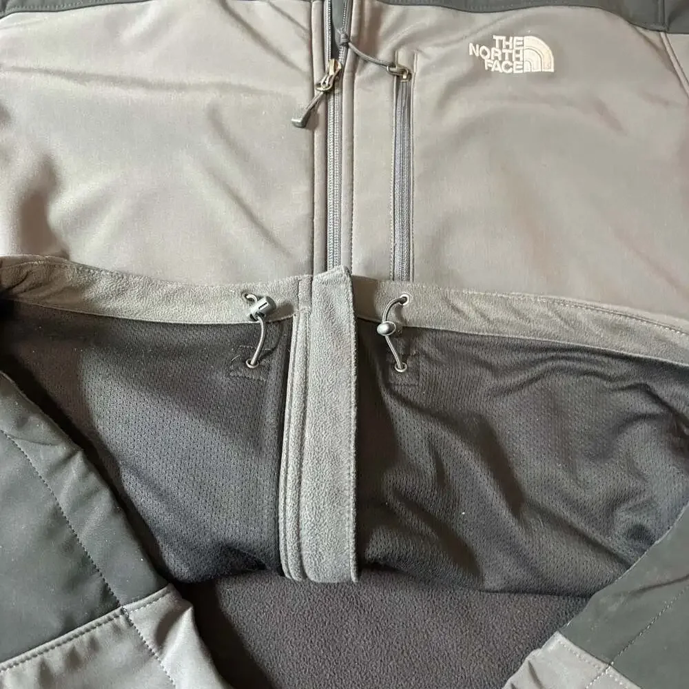 The North Face Apex Bionic Softshell Jacket Gray Black Men's L